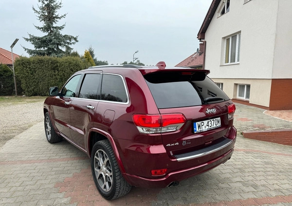 Jeep Grand Cherokee cena 149900 przebieg: 107100, rok produkcji 2018 z Włocławek małe 667